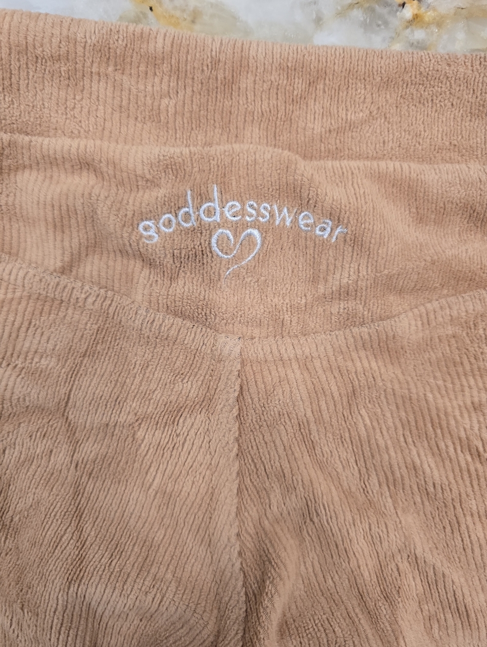 GODDESSWEAR CORDUROY CLASSIC LITE FLARE PANT HIGH WAIST - Picture 5 of 6